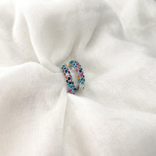 Load image into Gallery viewer, Multi silver hoops
