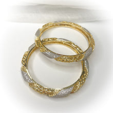 Load image into Gallery viewer, Zircon rope bangles
