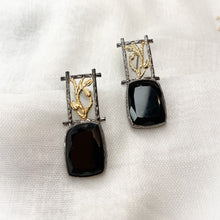 Load image into Gallery viewer, Dual toned tree studs
