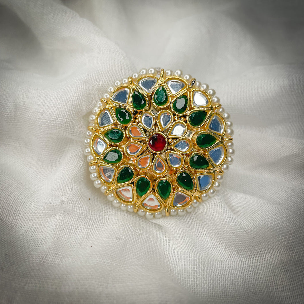 Farshi kundan ring
