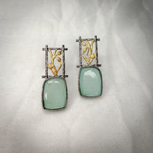 Load image into Gallery viewer, Dual toned tree studs
