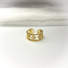 Load image into Gallery viewer, Four leaf clover ring
