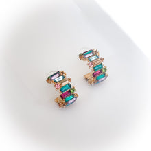 Load image into Gallery viewer, Multi baguette hoops
